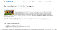 Desktop Screenshot of bauzinsen.com